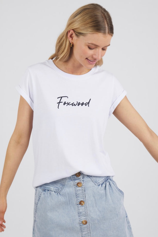 Signature Tee White Estrogen by the river