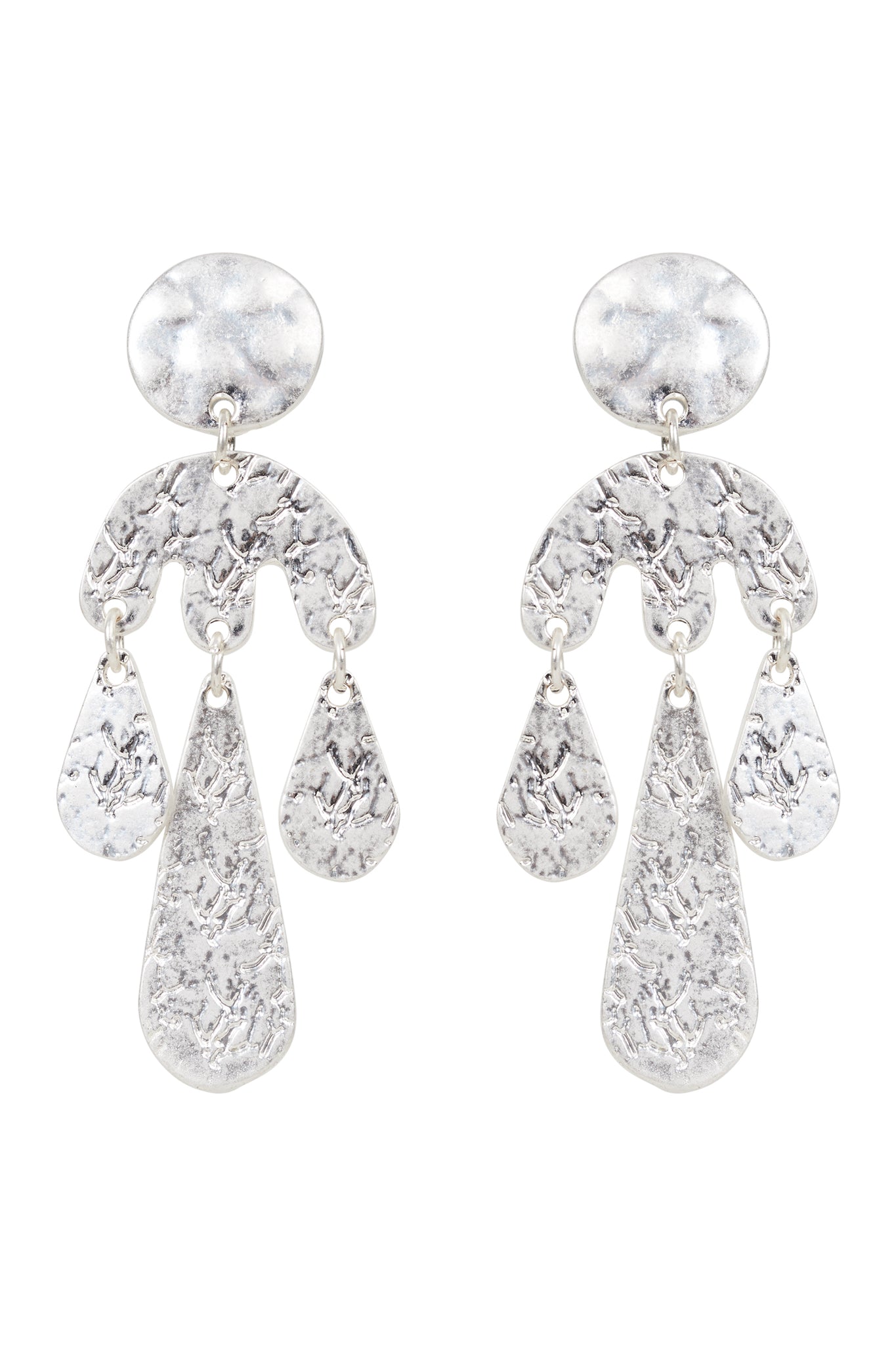 ~ eb & ive Paarl Droplet Earring - Silver