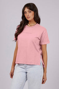 All About Eve Washed Tee - Pale Pink