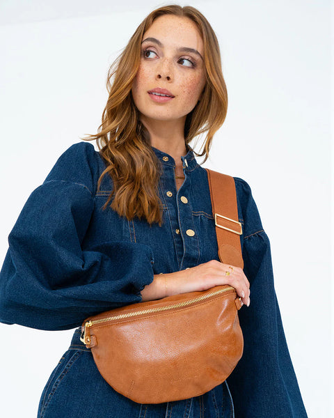~ ELMS+KING Alamo Sling - Tan Pebble
