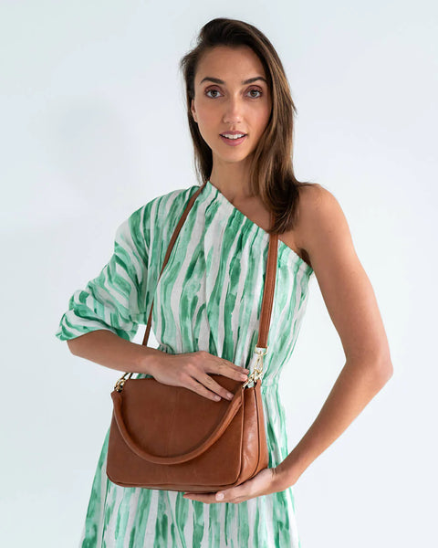 ~ ELMS+KING Amherst Shoulder Bag - Tan Pebble