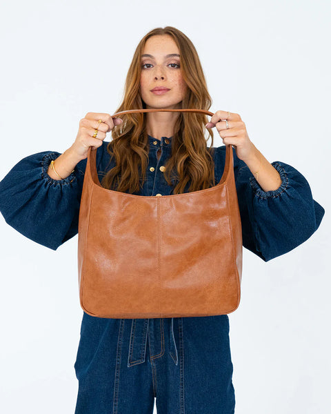 ~ ELMS+KING Arcadia Tote - Tan Pebble