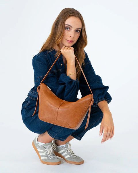 ~ ELMS+KING Barton Shoulder Bag - Tan Pebble