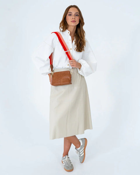~ ELMS+KING Burbank Crossbody - Tan Pebble