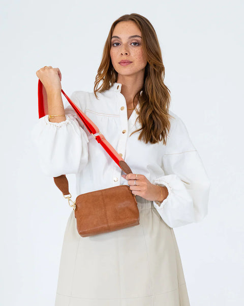 ~ ELMS+KING Burbank Crossbody - Tan Pebble