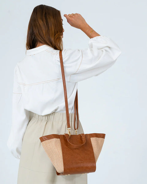 ~ ELMS+KING Carnegie Tote - Natural/Tan