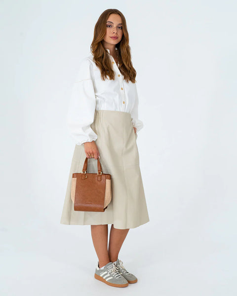 ~ ELMS+KING Carnegie Tote - Natural/Tan