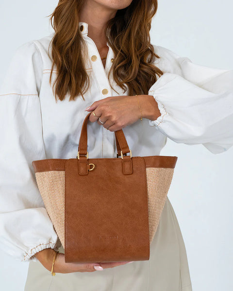 ~ ELMS+KING Carnegie Tote - Natural/Tan