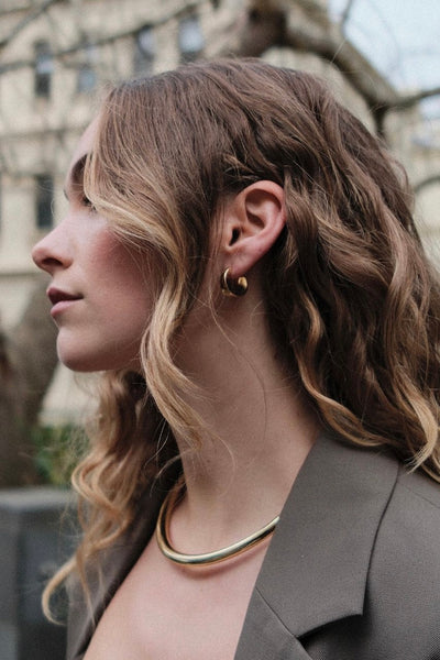 ~ Zafino Harper Hoop Earring - Gold