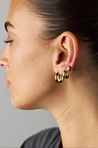 ~ Zafino Steph Earring Large - Gold