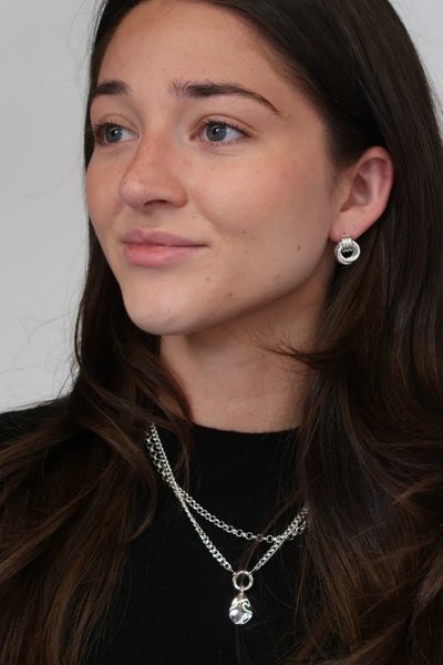 ~ Zafino Poppy Earring - Silver