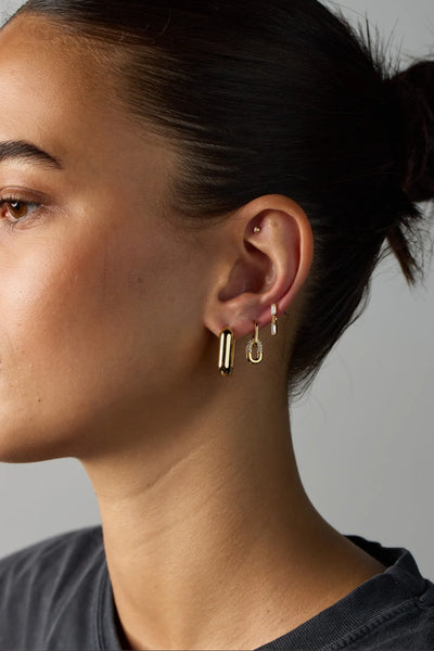 ~ Zafino Eden Hoop Earring - Gold
