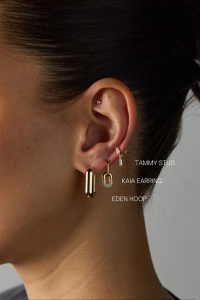 ~ Zafino Eden Hoop Earring - Gold