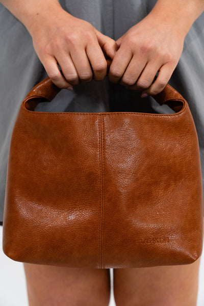 ~ ELMS+KING Linton Crossbody Large - Tan Pebble