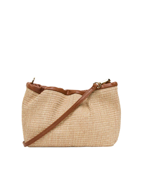 ~ ELMS+KING Monty Crossbody - Tan/Natural Weave