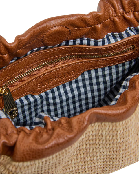 ~ ELMS+KING Monty Crossbody - Tan/Natural Weave