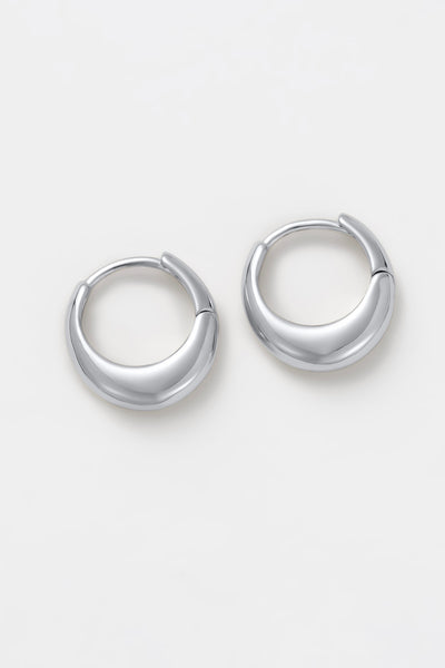 ~ Zafino Cleo Hoop Earring Small - Silver