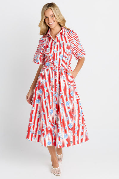 Amalfi Dress - Amalfi Print