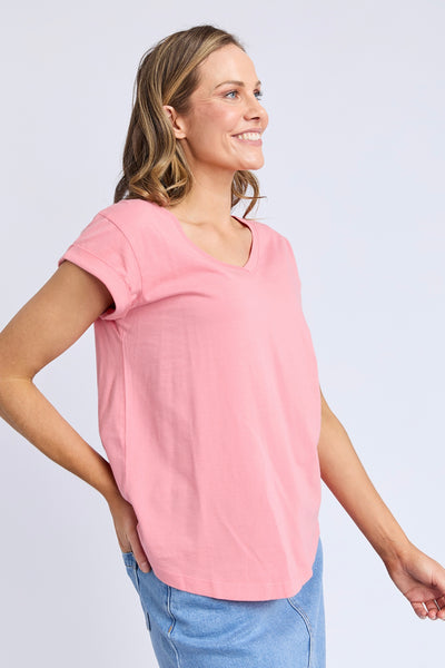 Manly Vee Tee - Rose