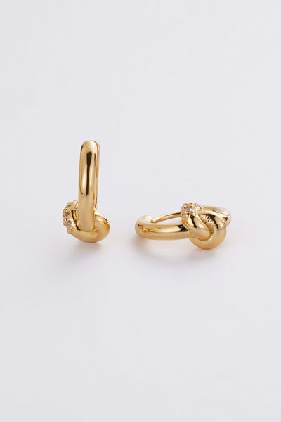 ~ Zafino Elle Hoop - Gold