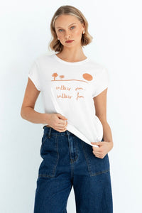 Endless Sun Endless Fun Graphic Tee - White