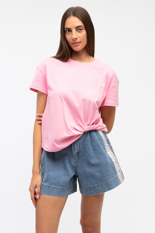 Easy Tuck Tee - Pink