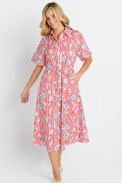 Amalfi Dress - Amalfi Print