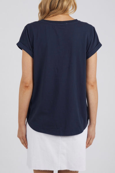 Manly Vee Tee - Navy