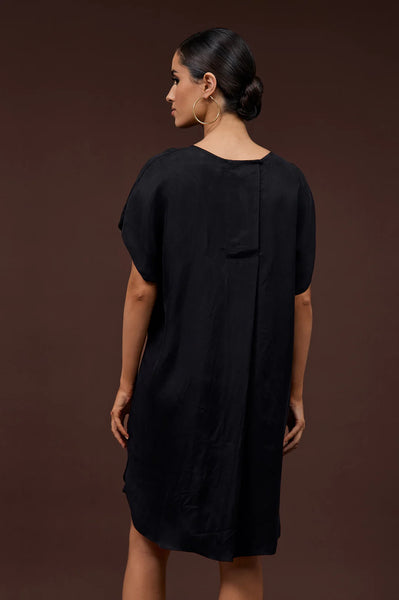 Joy Cupro Dress - Black