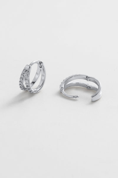 ~ Zafino Celia Huggie - Silver