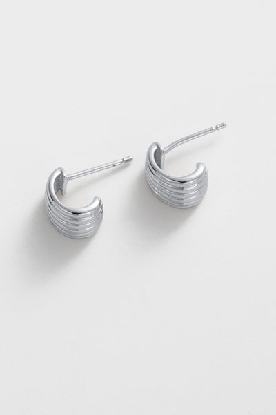 ~ Zafino Sasha Hoop Small - Silver