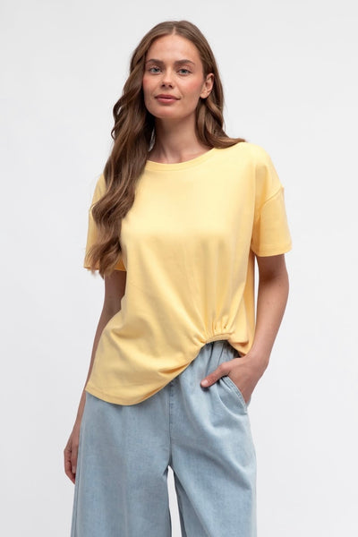 Easy Tuck Tee - Lemon