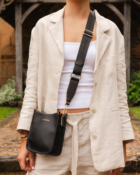 ~ LOUENHIDE Parker Phone Crossbody Bag - Black