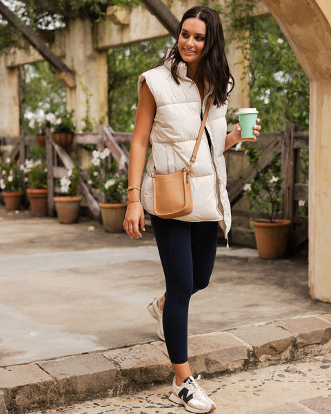 ~ LOUENHIDE Parker Phone Crossbody Bag - Camel