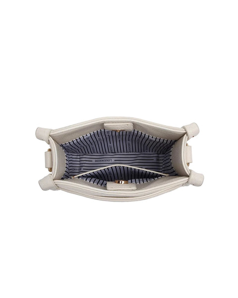 ~ LOUENHIDE Parker Logo Phone Bag - Vanilla