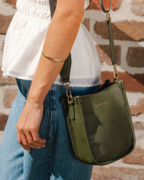 ~ LOUENHIDE Parker Phone Crossbody Bag - Olive