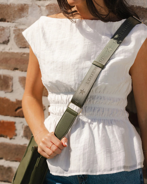 ~ LOUENHIDE Parker Phone Crossbody Bag - Olive
