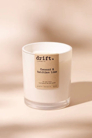 ~~ Drift Trading Co. Soy Wax Candle - Coconut & Tahitian Lime