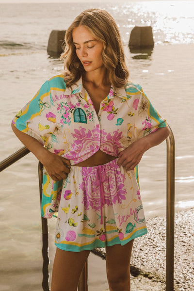Sorrento Short Set - Print