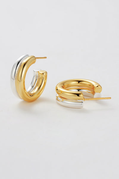 ~ Zafino Luna Hoop - Gold/Silver