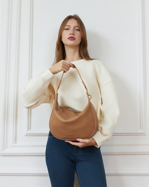 ~ LOUENHIDE Georgina Shoulder Bag - Honey