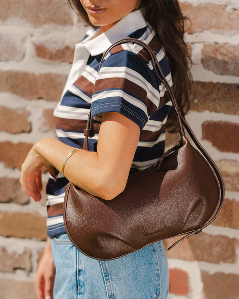~ LOUENHIDE Olivia Shoulder Bag - Chocolate