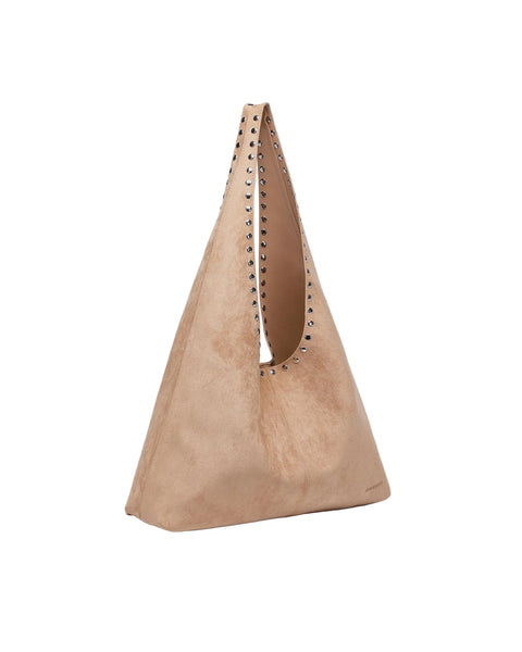 ~ LOUENHIDE Hailey Suedette Shoulder Bag - Blonde