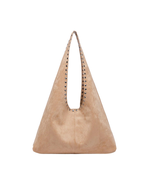 ~ LOUENHIDE Hailey Suedette Shoulder Bag - Blonde