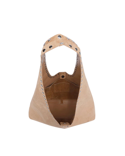 ~ LOUENHIDE Hailey Suedette Shoulder Bag - Blonde