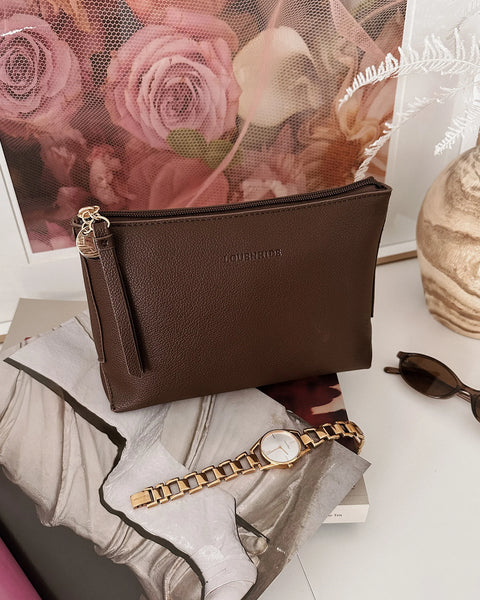 ~ LOUENHIDE The Everyday Pouch - Chocolate