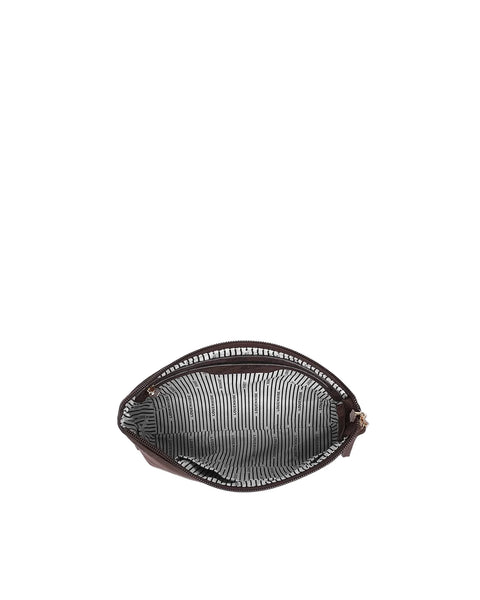 ~ LOUENHIDE The Everyday Suedette Pouch - Chocolate
