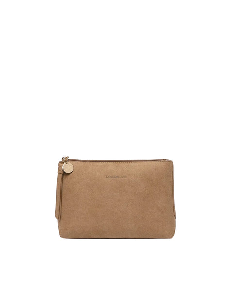 ~ LOUENHIDE The Everyday Suedette Pouch - Honey