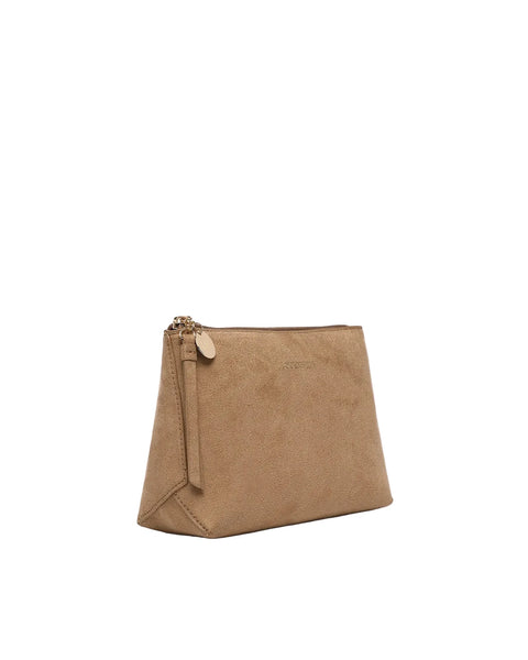 ~ LOUENHIDE The Everyday Suedette Pouch - Honey