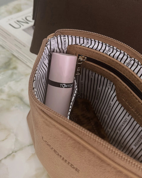 ~ LOUENHIDE The Everyday Suedette Pouch - Honey